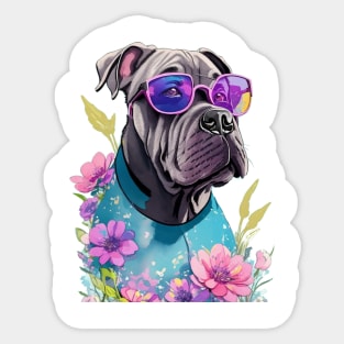 Dog Hawaiian Sticker